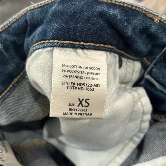 Hidden Los Angeles Long Denim Maxi Skirt with Side Slit – XS – NWOT - Picture 7 of 7